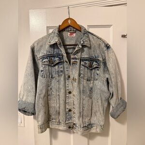 Vintage Acid Wash Denim Jacket